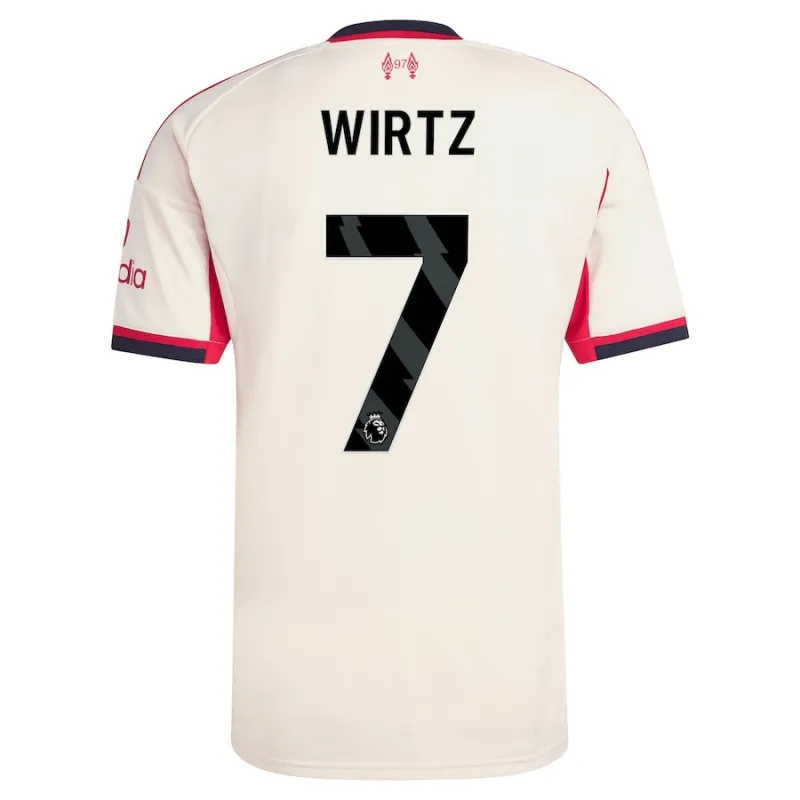Liverpool WIRTZ 2025/26 Away Kit - White