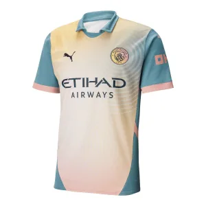 Manchester City 2024/25 Fourth Jersey - Blue/Pink