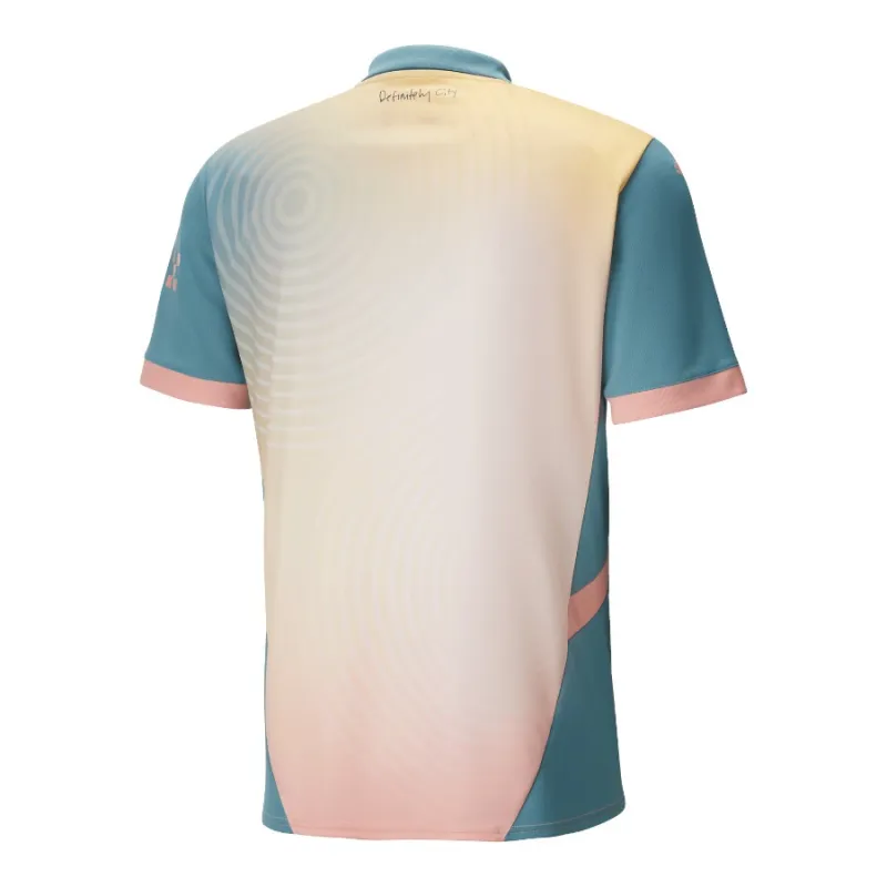 Manchester City 2024/25 Viertes Trikot - Blau/Rosa
