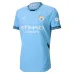 Maillot domicile de la version joueur de Manchester City 2024/25 - Bleu