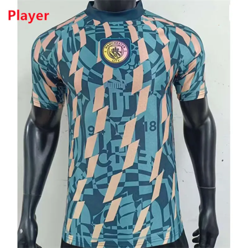 Maillot de la version joueur de l'édition spéciale de Manchester City 2024/25 - Bleu