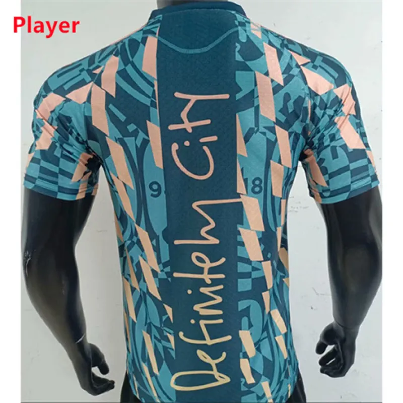 Maillot de la version joueur de l'édition spéciale de Manchester City 2024/25 - Bleu