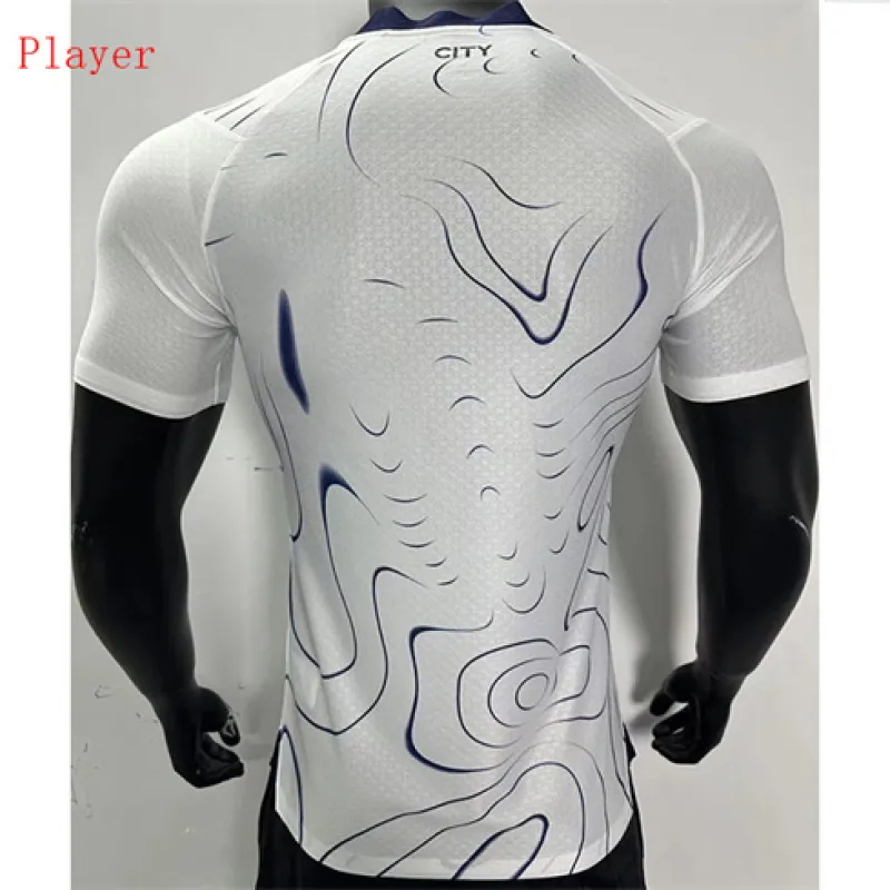Maillot de la version joueur de l'édition spéciale de Manchester City 2024/25 - Blanc