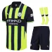 Manchester City Kids' Jersey Set 2024/25 Away - Black/Green