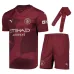 Manchester City Kinder - Dritttrikotsatz 2024/25 - Burgunderrot