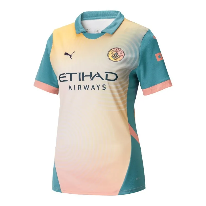 Manchester City 2024/25 Fourth Womens Jersey - Blue/Pink