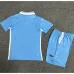 Manchester City 2011/12 Kids Home Retro Jersey - Blue