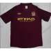 Maglia di trasferta retrò di Manchester City 2012/13 - Rosso borgoña