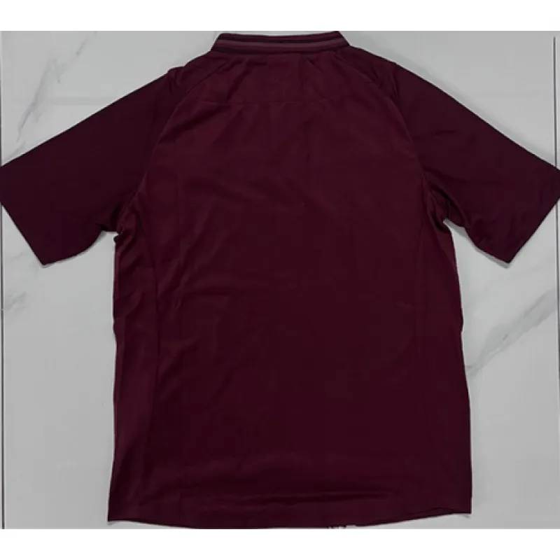 Maglia di trasferta retrò di Manchester City 2012/13 - Rosso borgoña