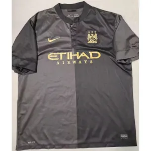 Manchester City 2013/14 Away Retro Jersey - Black