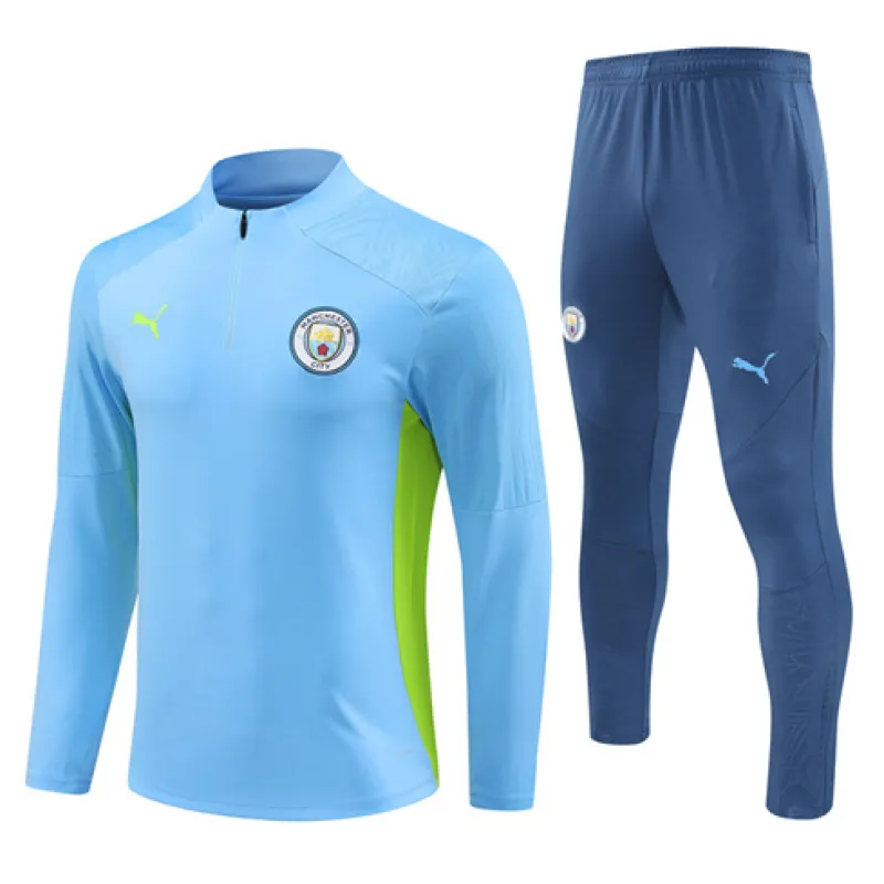 Manchester City 2024/25 Kinder-Sportbekleidung - Blau
