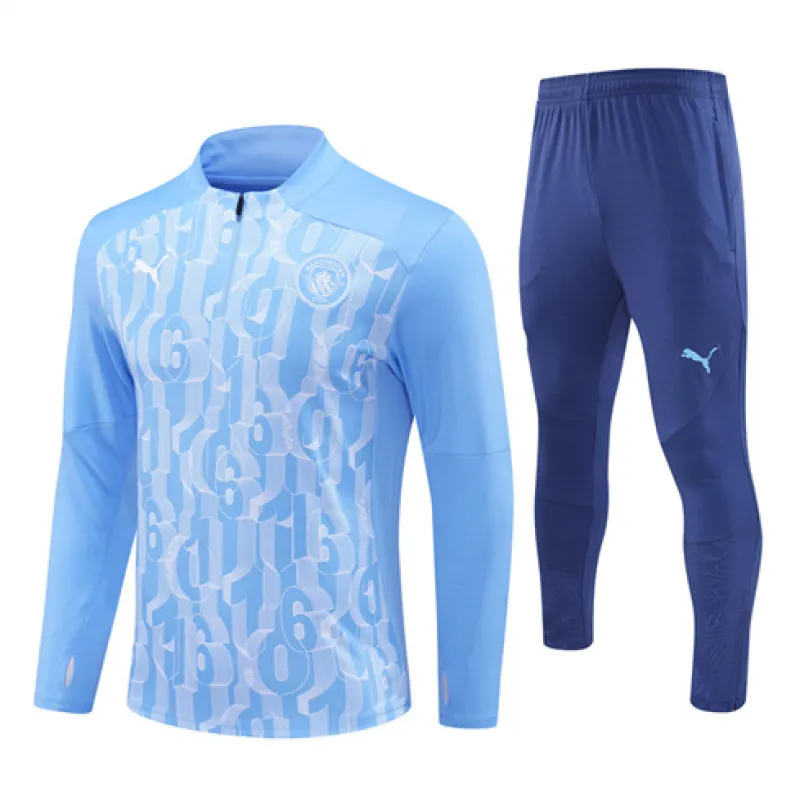 Manchester City 2024/25 Kids' Sports Wear - Blue