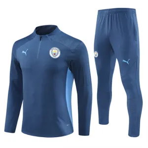 Manchester City 2024/25 Kids' Sports Wear - Navy Blue