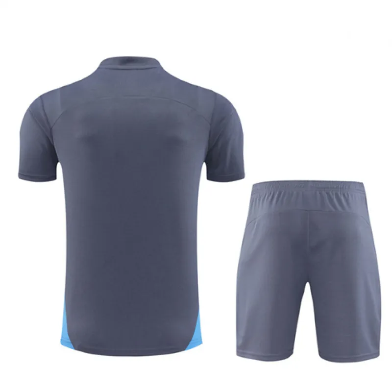 Manchester City 2024/25 maillot d’entraînement et short - gris foncé