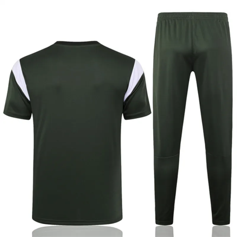 T-shirt et pantalon d'entraînement de Manchester City 2024/25 - Vert kaki
