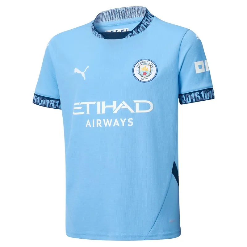 Manchester City Kids' Home Jersey Set 2024/25 - Blue