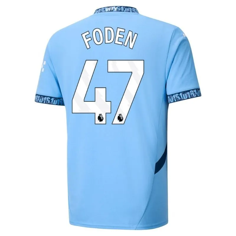 FODEN Manchester City 2024/25 Home Jersey - Blue