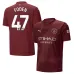 FODEN Manchester City 2024/25 Third Jersey - Burgundy
