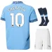 GREALISH Ensemble de maillot d'enfant domicile de Manchester City 2024/25 - Bleu
