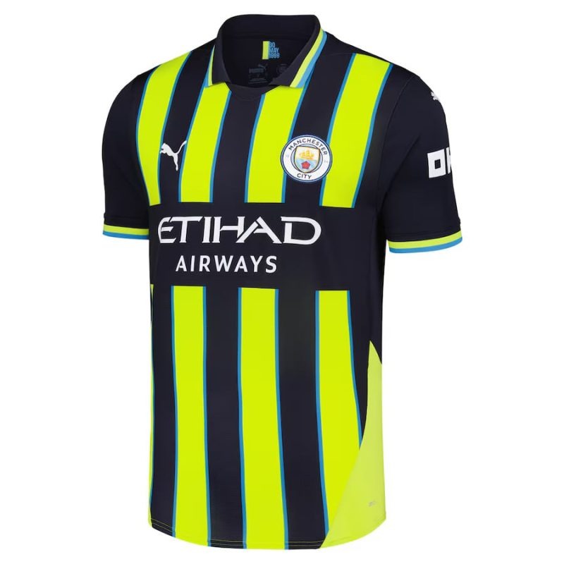 FODEN Manchester City Kids' Away Jersey Set 2024/25 - Black/Green