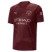 GREALISH Manchester City Kids' Third Jersey Set 2024/25 - Burgundy