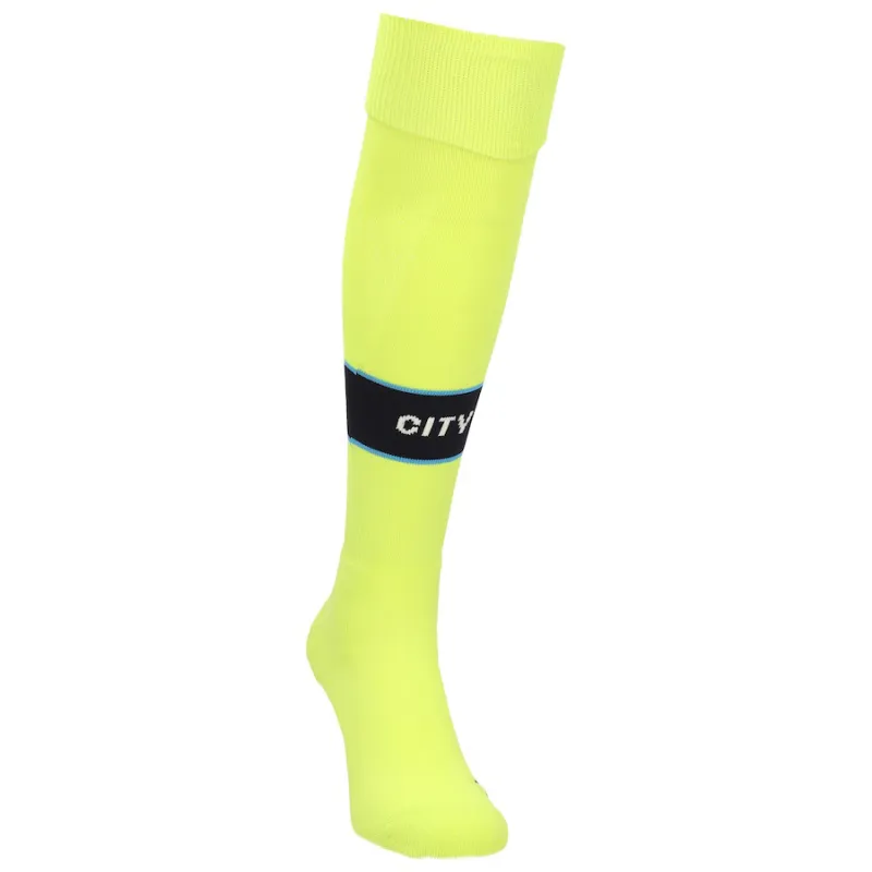 Manchester City 2024/25 Away Football Socks - Yellow