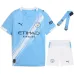 Manchester City Kids' Kit 2025/26 Home - Blue