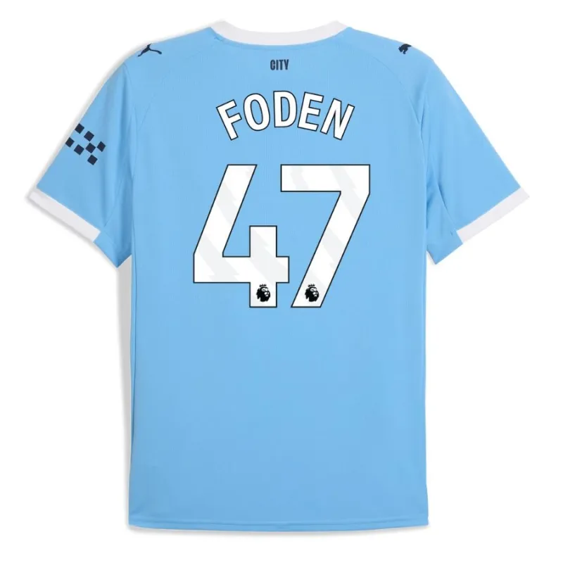 Maillot domicile Manchester City FODEN 2025/26 - Bleu