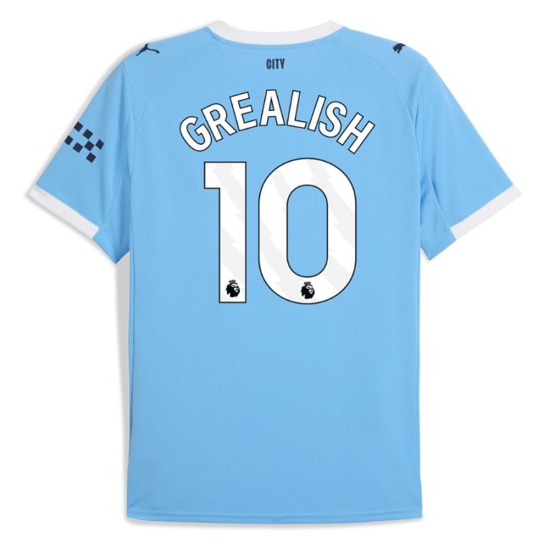 Kit domicile enfant Manchester City Grealish 2025/26