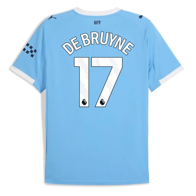 Manchester City DE BRUYNE Kids' Kit 2025/26 Home - Blue