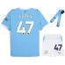 Kit per bambini FODEN Manchester City 2025/26 casa - Blu