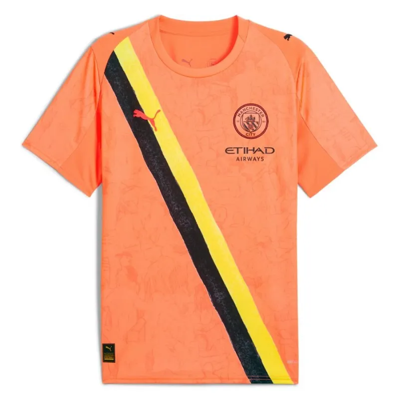 Manchester City FC 2025 FIFA Club World Cup Away Jersey - Orange