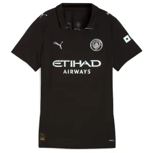 Manchester City 2025/26 Women's Away Jersey - Black