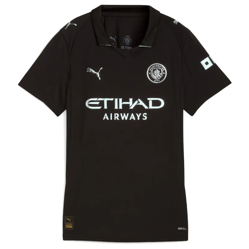 Manchester City 2025/26 Auswärts-Frauen-Trikot - Schwarz