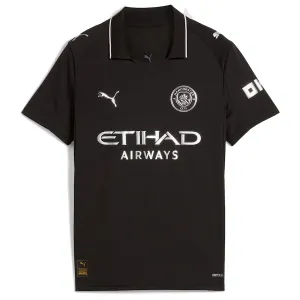 Manchester City 2025/26 Away Kids' Jersey - Black
