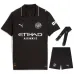 Set di maglia bambini in trasferta del Manchester City 2025/26 - Nero