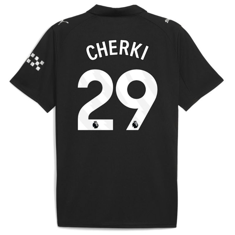 Manchester City CHERKI 2025/26 Away Jersey - Black