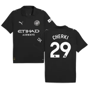 Manchester City CHERKI 2025/26 Away Jersey - Black