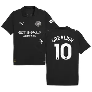 Manchester City GREALISH 2025/26 Away Jersey - Black