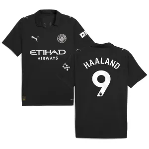 Manchester City HAALAND 2025/26 Away Jersey - Black