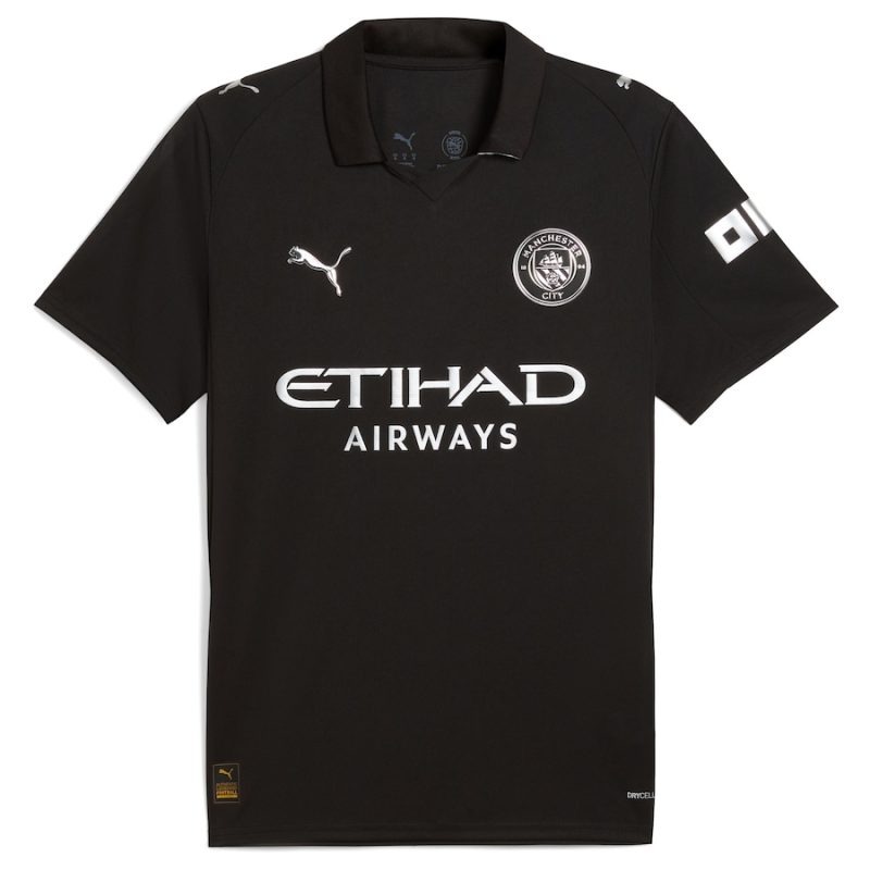 Manchester City FODEN 2025/26 Away Kids' Jersey Set - Black
