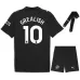 Set di maglia bambini in trasferta di GREALISH per il Manchester City 2025/26 - Nero