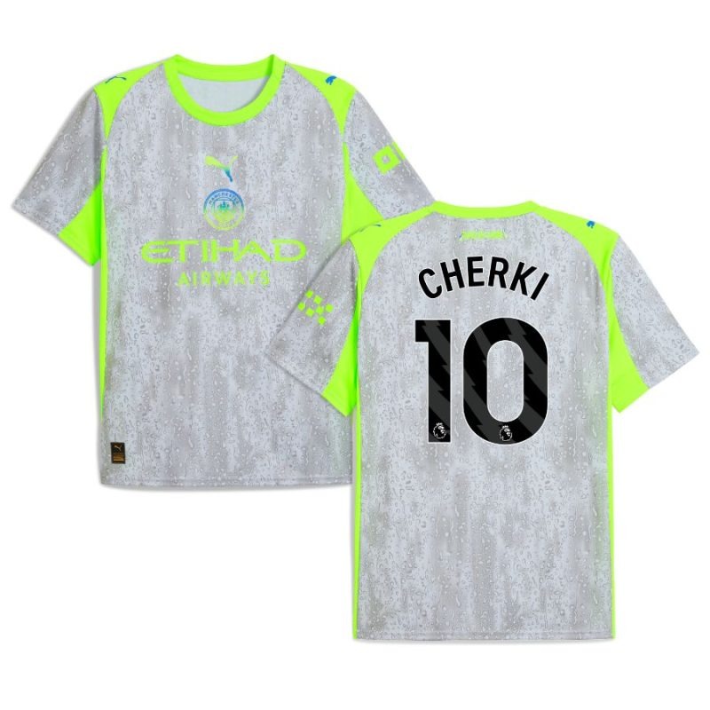Manchester City CHERKI 2025/26 Drittes Trikot - Grau