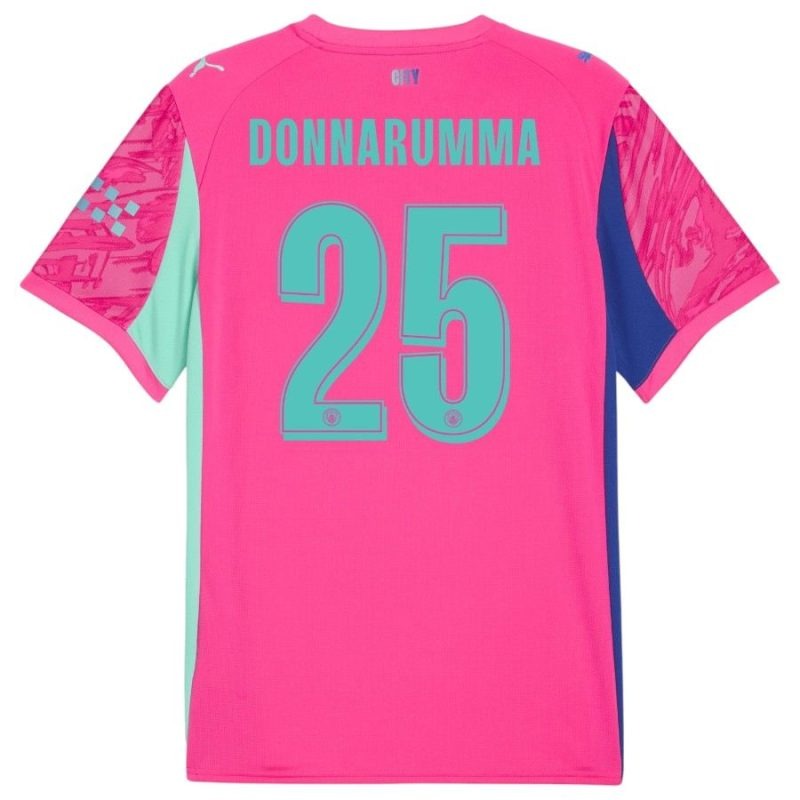 Manchester City DONNARUMMA 2025/26 Maillot Gardien de But - Rose