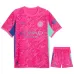 Maglia e pantaloncini da portiere bambini Manchester City 2025/26 - Rosa