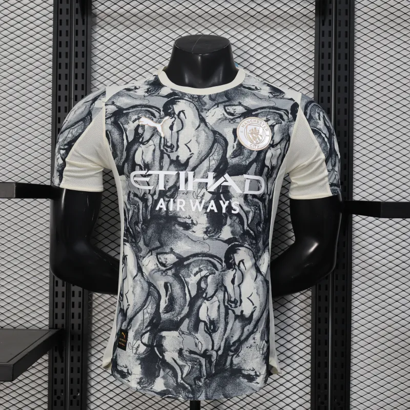 Manchester City Maillot de Joueur Édition de Nouvel An 2025/26 - Beige