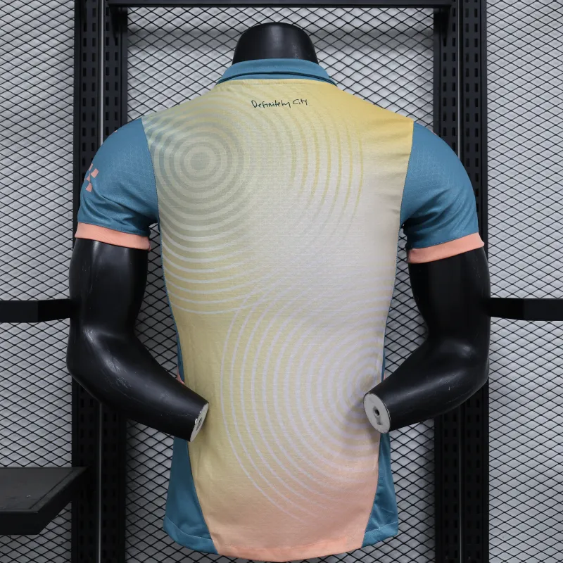 Manchester City 2025/26 Special Edition Player Jersey - Yellow/Blue