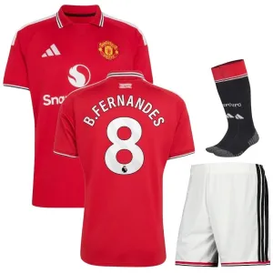 Manchester United FERNANDES 2026/27 Home Kids Kit