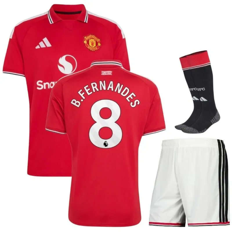 Maillot Kit Enfant Manchester United Domicile 2026/27 FERNANDES