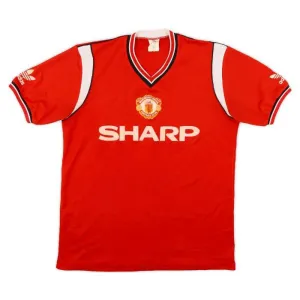 Manchester United 1984 1986 Maglia casalinga retrò - Rossa
